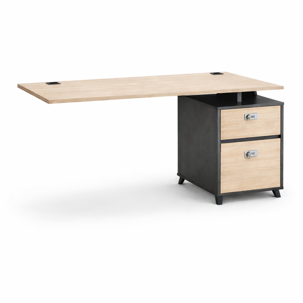 ESCRITORIO OPERATIVO EMPOTRABLE CAJONERA